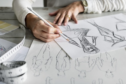 caucasian-designer-creating-new-design